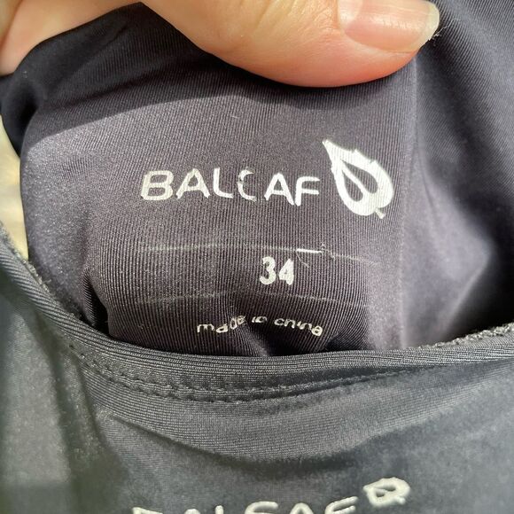 BALEAF Women's Athletic Boy Short One Piece Swimsuit Colorblock Sports Swimwear - Picture 2 of 4